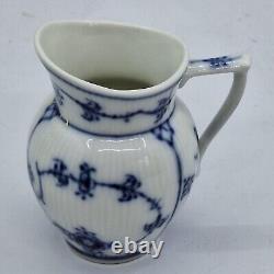 Royal Copenhagen Vintage Blue Fluted Plain Coffee set consisting of a Coffee Pot