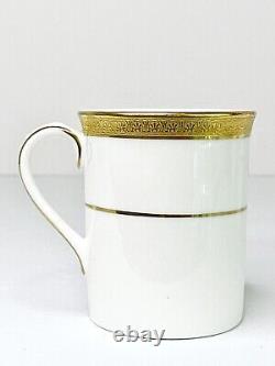 Royal Doulton ROYAL GOLD Demitasse Cup Coffee Tea Set 8 Vintage H4980 NEW w Tags