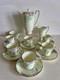 Royal Doulton Vintage Coffee Set Nerissa Pattern Art Deco Pastels Vgc