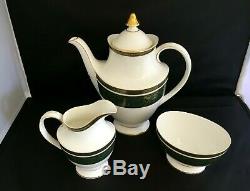 Royal Doulton'vanborough' Pattern Complete Coffee Set, In Very Good Con