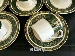 Royal Doulton'vanborough' Pattern Complete Coffee Set, In Very Good Con