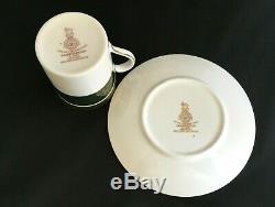 Royal Doulton'vanborough' Pattern Complete Coffee Set, In Very Good Con