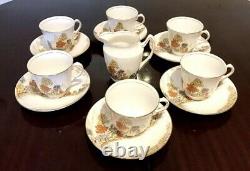 Royal Stafford Bone China Tea Set & Plates (27 Pieces)