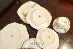 Royal Stafford Bone China Tea Set & Plates (27 Pieces)