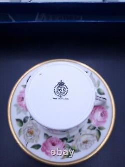 Royal Worcester ROYAL GARDEN Demitasse Coffee Set For 6-With Box