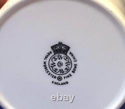 Royal Worcester Vintage Boxed Bournemouth Coffee Set for 6 in Original Box