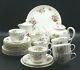 Royal Worcester White Roanoke Tea Set For 6 People 1st Quality