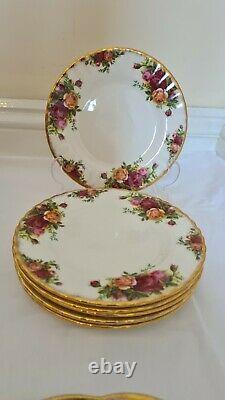 Royal albert old country roses 26 Pc Coffee Set For 6 People 6 Trios