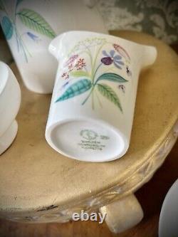 STIG LINDBERG PORCELAIN Coffee 9pc (plus lid) Set Vintage