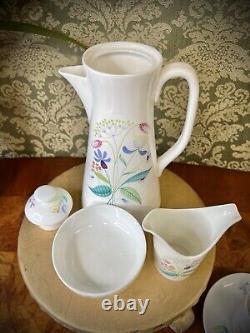 STIG LINDBERG PORCELAIN Coffee 9pc (plus lid) Set Vintage