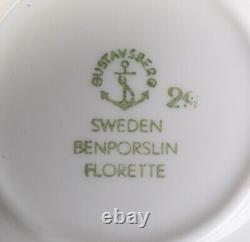 STIG LINDBERG PORCELAIN Coffee 9pc (plus lid) Set Vintage