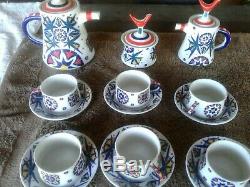 Sargadelos Vintage Porcelain Coffee set