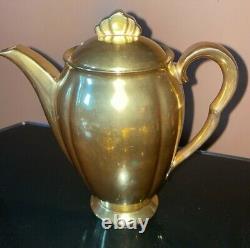 Set (17pcs) Carlton Ware Bone China Tea Coffee Set For Six Gold Lustre Vintage