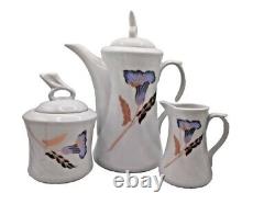 Set Of 15 pcs HAPPY KING Vintage Porcelain Coffee Set Collection Gift Original