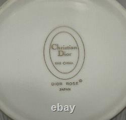 Set Of 2 Vintage Christian Dior Fine ChinaDior Rose Tall Cup