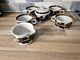 Set Vintage Arabia Finland Ruija Demitasse Cups Sugar Bowl Milk Jug Troubadour