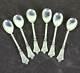 Set Of 6 Vintage Sterling Silver Coffee-spoons