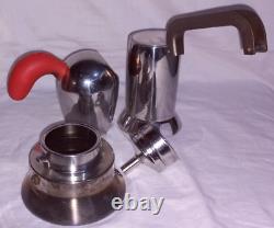 Set rare vintage creamer Alessi King Kong design -1 coffee maker Richard Sapper