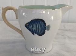 Shelley Roland Ward Nairobi Kenya Fine Bone China Fish Demitasse Coffee Set Rare