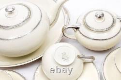 Shimmering silver Vintage 6 person coffee set Rosenthal elfenbein porcelain