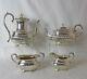 Silver Plated 4 Pc Tea & Coffee Set Vintage Birks Regency Plate Great Condition