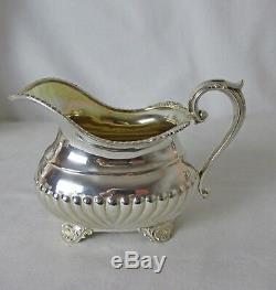 Silver Plated 4 Pc Tea & Coffee Set Vintage Birks Regency Plate Great Condition