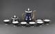 Soviet Vintage Coffee Set Soviet Porcelain Set For 6 Persons