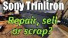Storage Shed Clean Out Part 67 Decisions About A Vintage Sony Trinitron Crt Tv Scrap Or Repair