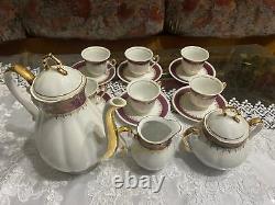 Stunning Vintage 40 year old Royal Standard Bone Tea Set 17 pcs