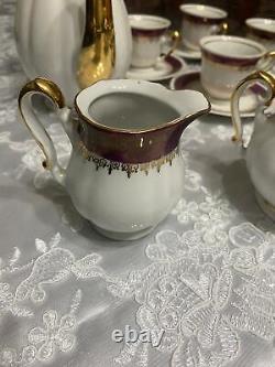 Stunning Vintage 40 year old Royal Standard Bone Tea Set 17 pcs