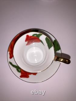 Stunning Vintage LG Porcelaine Dec a la Main Espresso, Coffee Set Nice