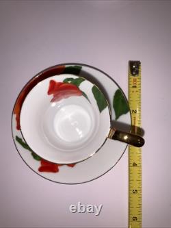 Stunning Vintage LG Porcelaine Dec a la Main Espresso, Coffee Set Nice