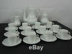 Stunning vintage French Limoges porcelain 27 piece tea set / coffee set