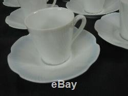 Stunning vintage French Limoges porcelain 27 piece tea set / coffee set