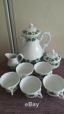 Stunning vintage Hutschenreuther porcelain coffee set from germany very rare