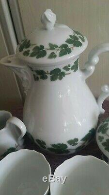 Stunning vintage Hutschenreuther porcelain coffee set from germany very rare