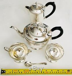 Superb Quality Vintage / Antique Cavalier Silver Plated Tea & Coffee Set (1.4kg)