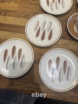 Suzie Cooper Coffee Set And Side Plates Bone China X6 Hyde Park Vintage
