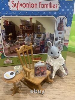 Sylvanian Families Vintage Grandma's Coffee Break Set Rare Beautiful Boxed