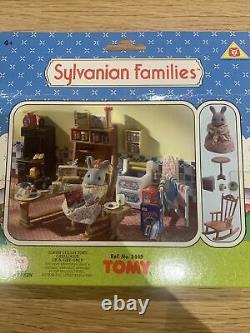 Sylvanian Families Vintage Grandma's Coffee Break Set Rare Beautiful Boxed