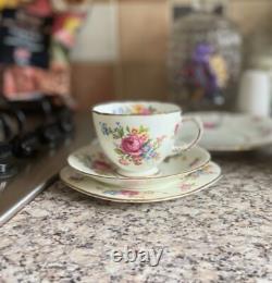 Tea set bone china vintage