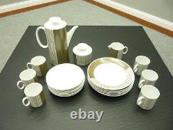 Thomas Germany Coffee Service for 6 persons Strip Decor Fifties 50er years