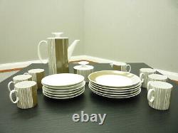 Thomas Germany Coffee Service for 6 persons Strip Decor Fifties 50er years