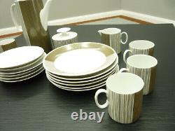 Thomas Germany Coffee Service for 6 persons Strip Decor Fifties 50er years