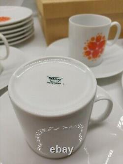 Thomas Of Germany Coffee set 1960's 70s Medallion UNUSED Mid century Retro SUPER