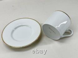Tiffany & Co. Vintage Pair of Coffee Tea Cups and Saucers