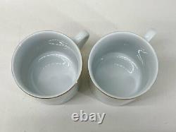 Tiffany & Co. Vintage Pair of Coffee Tea Cups and Saucers