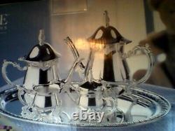 Towle Children's 5-piece Silverplate Coffee & Tea Set Vintage 1990's