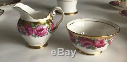 Tuscan Fine English Bone China Dessert Coffee Set for 8 Vintage