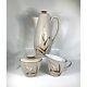 Ucagco Wild Rice Coffee Set Vintage Mid Century Modern Stoneware Made Japan